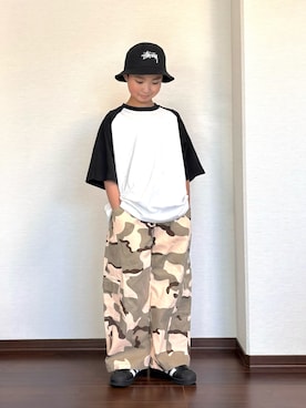 ryoooutaaaさん（キッズ・132cm）の春コーディネート