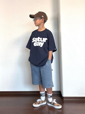 「アイテム（その他パンツ）」を使った、ryoooutaaaさん（キッズ・135cm）の秋コーディネート