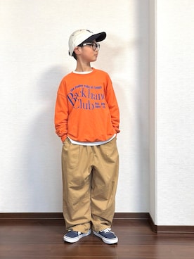 ryoooutaaaさん（キッズ・132cm）の春コーディネート