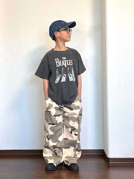 「アイテム（パンツ）」を使った、ryoooutaaaさん（キッズ・132cm）の春コーディネート