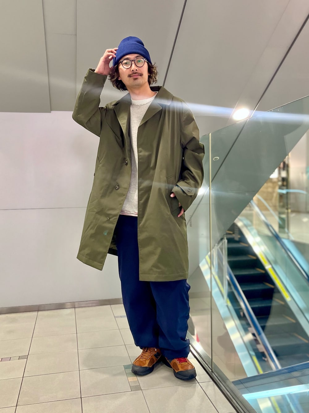 THE NORTH FACE PURPLE LABELのステンカラーコートを使った人気