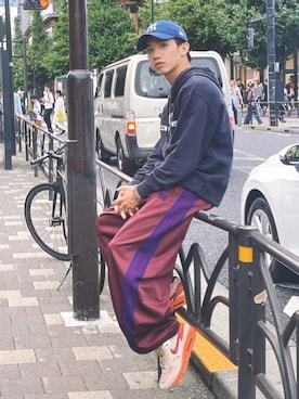 「CDG（シーディージー）のアイテム」を使った、xxxyuanさん（メンズ・168cm）の秋コーディネート