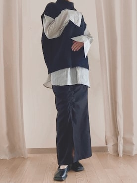 Kumoさん（レディース・161cm）の秋コーディネート