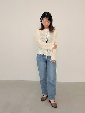 「welleg（ウェレッグ）のアイテム」を使った、なっつさん（レディース・154cm）の春コーディネート