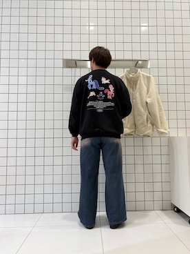 「アイテム（シューズ）」を使った、shinshinさん（メンズ・166cm）の秋コーディネート