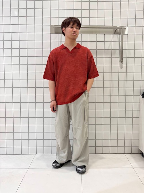 『ユニセックス』『洗濯可』ミックススキッパーニット