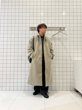 「冬アウター」｜「アイテム（その他アウター）」を使った、shinshinさん（メンズ・166cm）の冬コーディネート