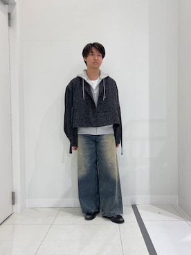 「アイテム（セットアップ）」を使った、shinshinさん（メンズ・166cm）の秋コーディネート