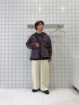 「アイテム（その他アウター）」を使った、shinshinさん（メンズ・166cm）の秋コーディネート