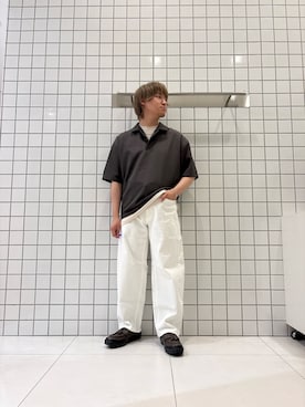 「SMELLY（スメリー）のアイテム」を使った、shinshinさん（メンズ・166cm）の夏コーディネート
