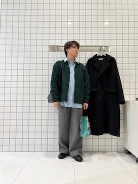 「アイテム（トップス）」を使った、shinshinさん（メンズ・166cm）の秋コーディネート