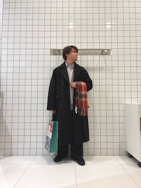 「アイテム（ジャケット/アウター）」を使った、shinshinさん（メンズ・166cm）の冬コーディネート