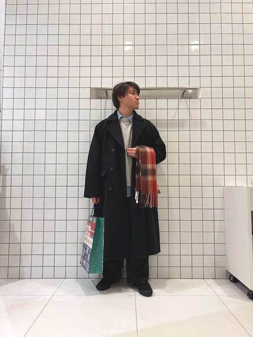 セール】ウールブレンドダブルロングコート（その他アウター）｜SENSE