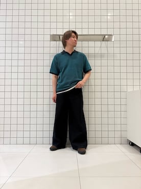 「SENSE OF PLACE by URBAN RESEARCH（センスオブプレイスバイアーバンリサーチ）のアイテム（ローファー）」を使った、shinshinさん（メンズ・166cm）の春コーディネート