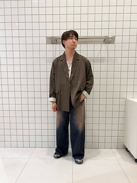 「アイテム（ジャケット/アウター）」を使った、shinshinさん（メンズ・166cm）の秋コーディネート