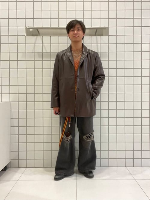 セール】フェイクレザーミドルジャケット（その他アウター）｜SENSE OF