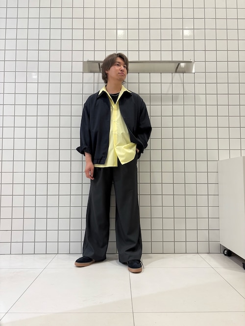 セール】『UR TECH DRYLUXE』リネンライクジップブルゾン（ブルゾン