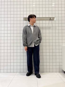 「アイテム（パンツ）」を使った、shinshinさん（メンズ・166cm）の秋コーディネート