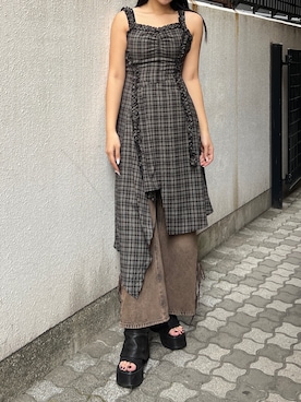 永田真弓さん（レディース・168cm）の春コーディネート