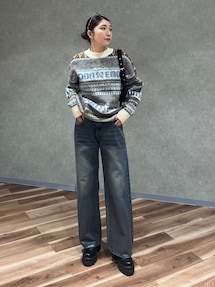 ノルディックパターンオーバーニット EMODA ノルディックパターンオーバーニット[品番：MKSW0061182]｜EMODA