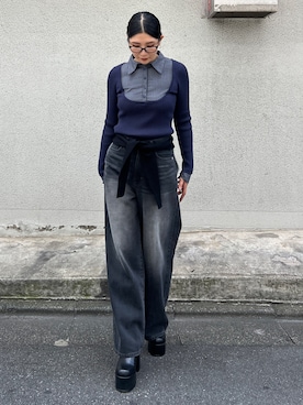 永田真弓さん（レディース・168cm）の夏コーディネート