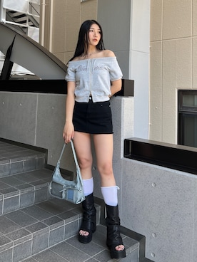 永田真弓さん(レディース・168cm)の夏コーディネート