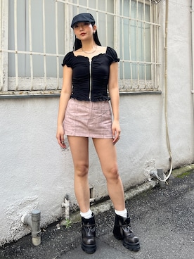 永田真弓さん(レディース・168cm)の夏コーディネート