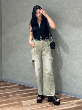 永田真弓さん（レディース・168cm）の夏コーディネート