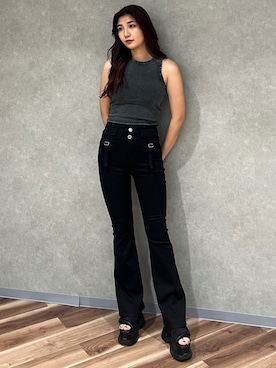 永田真弓さん（レディース・168cm）の夏コーディネート