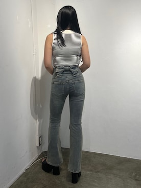 永田真弓さん(レディース・168cm)の春コーディネート