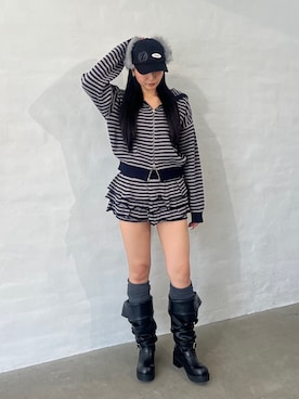 永田真弓さん（レディース・168cm）の秋コーディネート