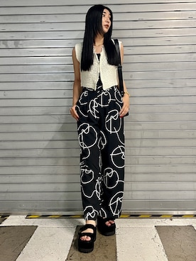 永田真弓さん（レディース・168cm）の夏コーディネート