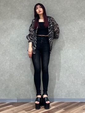 永田真弓さん(レディース・168cm)の春コーディネート
