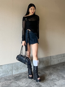 永田真弓さん（レディース・168cm）の春コーディネート