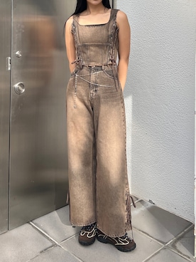 永田真弓さん（レディース・168cm）の春コーディネート