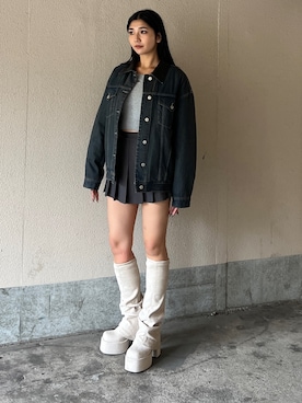 永田真弓さん（レディース・168cm）の冬コーディネート