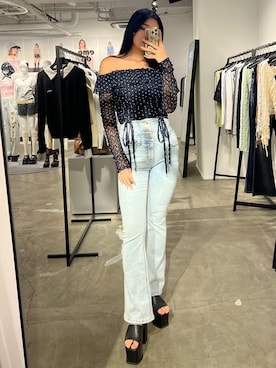 永田真弓さん（レディース・168cm）の春コーディネート