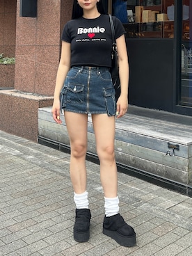 永田真弓さん(レディース・168cm)の春コーディネート