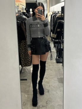 永田真弓さん（レディース・168cm）の冬コーディネート