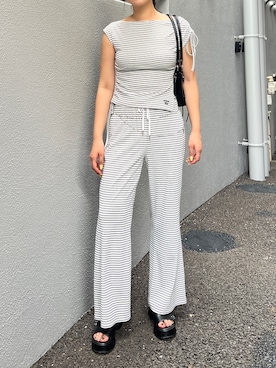 永田真弓さん(レディース・168cm)の春コーディネート
