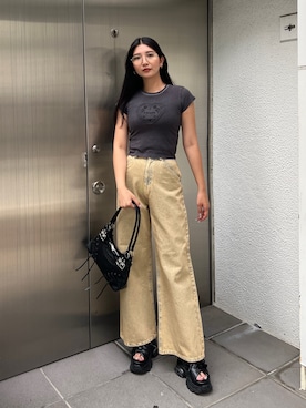 永田真弓さん(レディース・168cm)の夏コーディネート