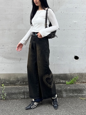 永田真弓さん(レディース・168cm)の春コーディネート