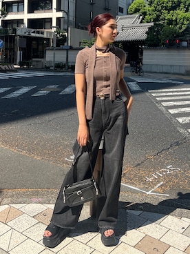 永田真弓さん（レディース・168cm）の夏コーディネート