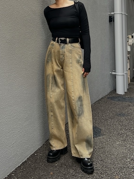 永田真弓さん（レディース・168cm）の春コーディネート