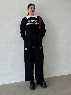 永田真弓さん（レディース・168cm）の秋コーディネート