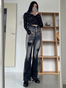 永田真弓さん（レディース・168cm）の春コーディネート