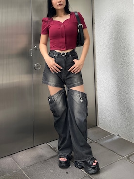 永田真弓さん（レディース・168cm）の夏コーディネート