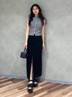 永田真弓さん（レディース・168cm）の夏コーディネート