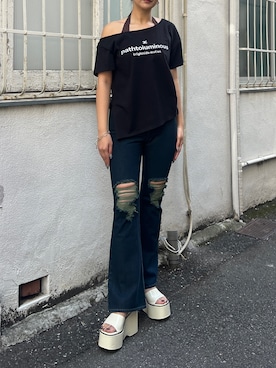 永田真弓さん（レディース・168cm）の春コーディネート