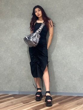 永田真弓さん（レディース・168cm）の夏コーディネート